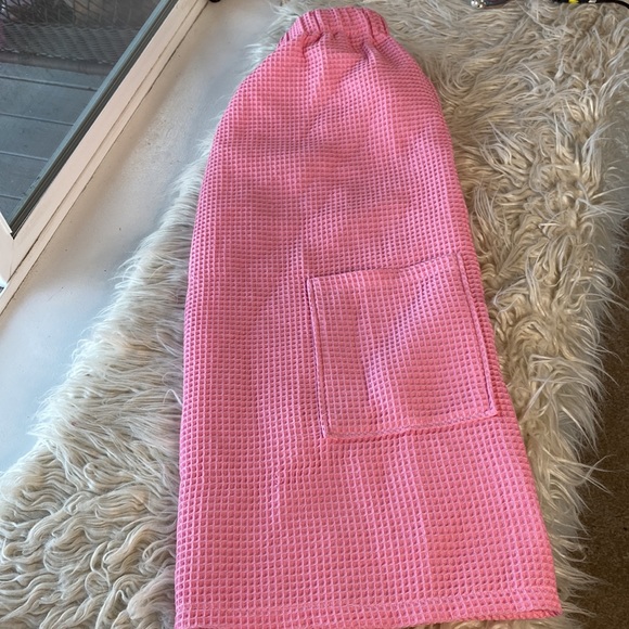 Bath robe Waffle knit wrap - Picture 5 of 5